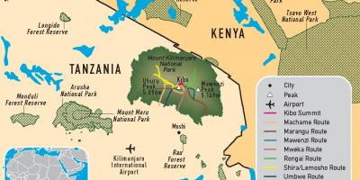 Harta de pe kilimanjaro, tanzania