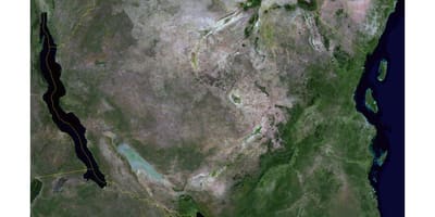 Harta satelit tanzania