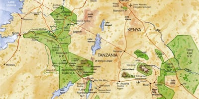 Harta nordul tanzaniei